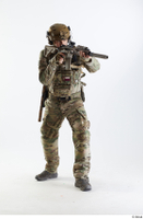  Photos Frankie Perry Army USA Recon - Poses shooting from a gun standing whole body 0006.jpg